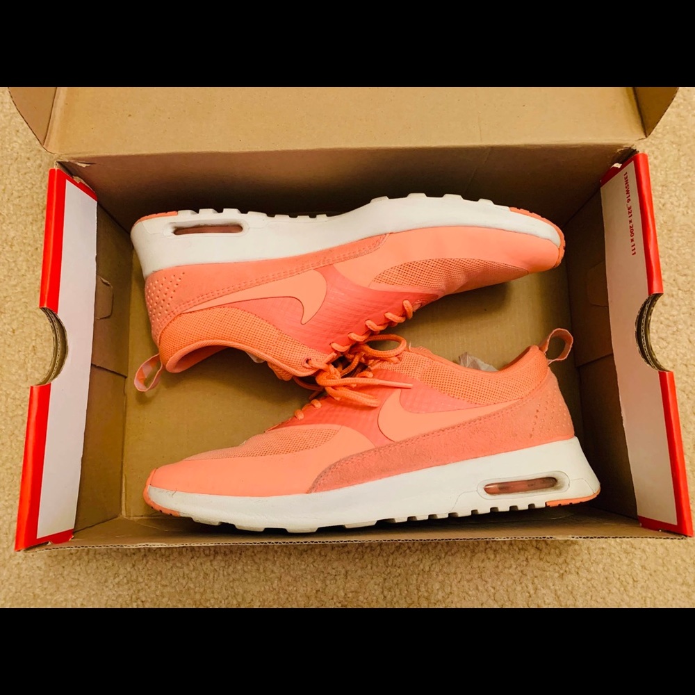 Nike Air Max Thea Trainers - Coral/Orange